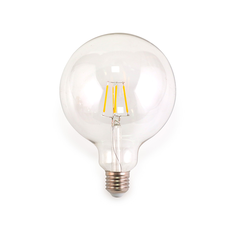 Lampa de masa cadou cu abajur din sticla transparenta G125